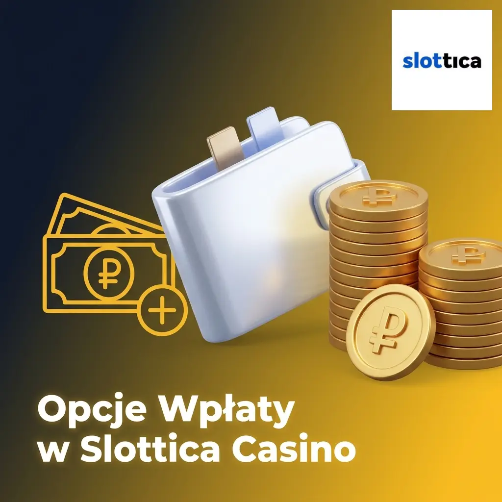 Metody wpłaty w Slottica Casino: karta bankowa i przelew błyskawiczny w PLN, min. 70 PLN, bez opłat