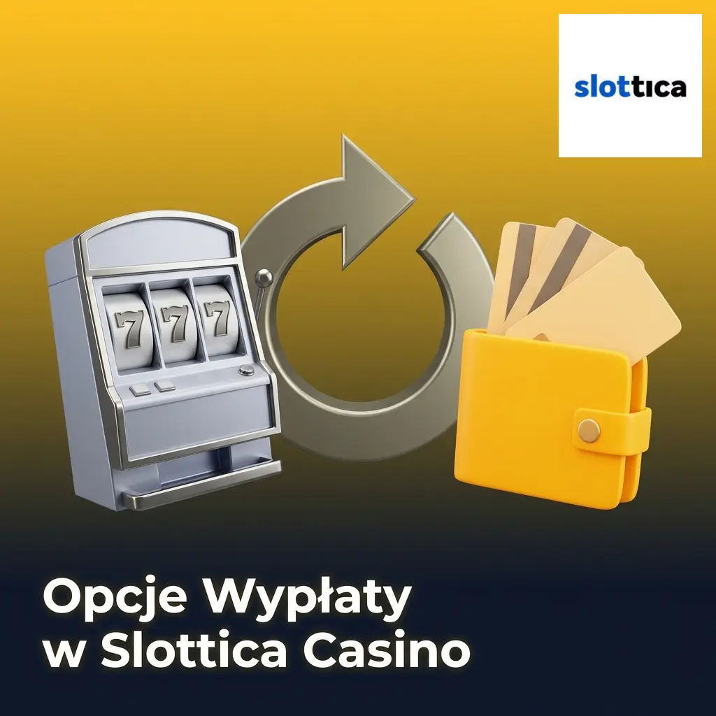 Slottica Casino opcje wypłaty: karta bankowa i przelew błyskawiczny w PLN, min. 70 PLN, bez opłat