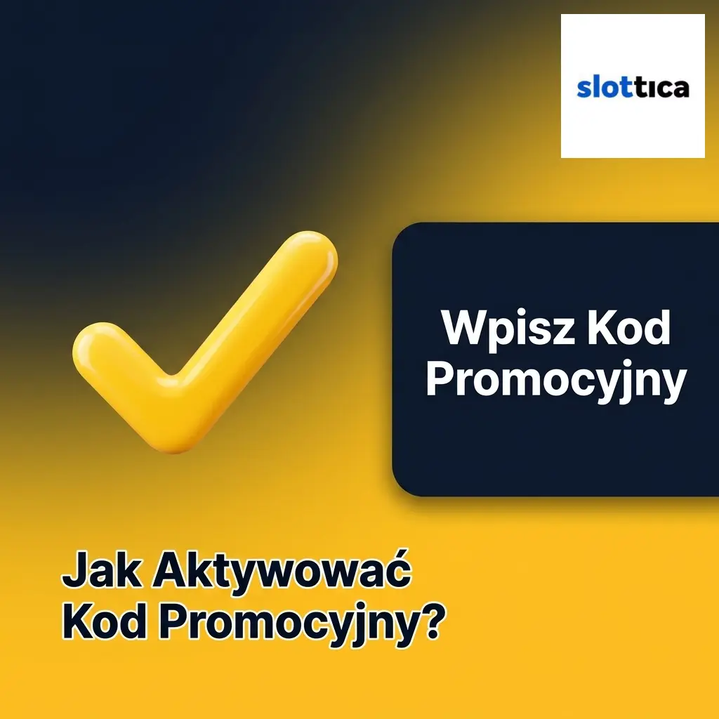 Kroki aktywacji kodu promocyjnego Slottica: rejestracja, kasa, wpisanie kodu i wpłata depozytu